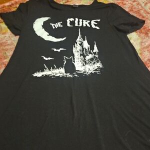 New No Tagged Old Navy Black Graphic Tee Dress